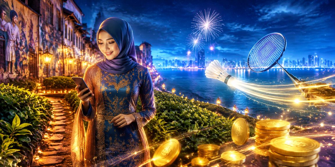 Kasino mudah alih sempena Hari Raya di Pulau Pinang dengan suasana perayaan yang meriah dan berwarna