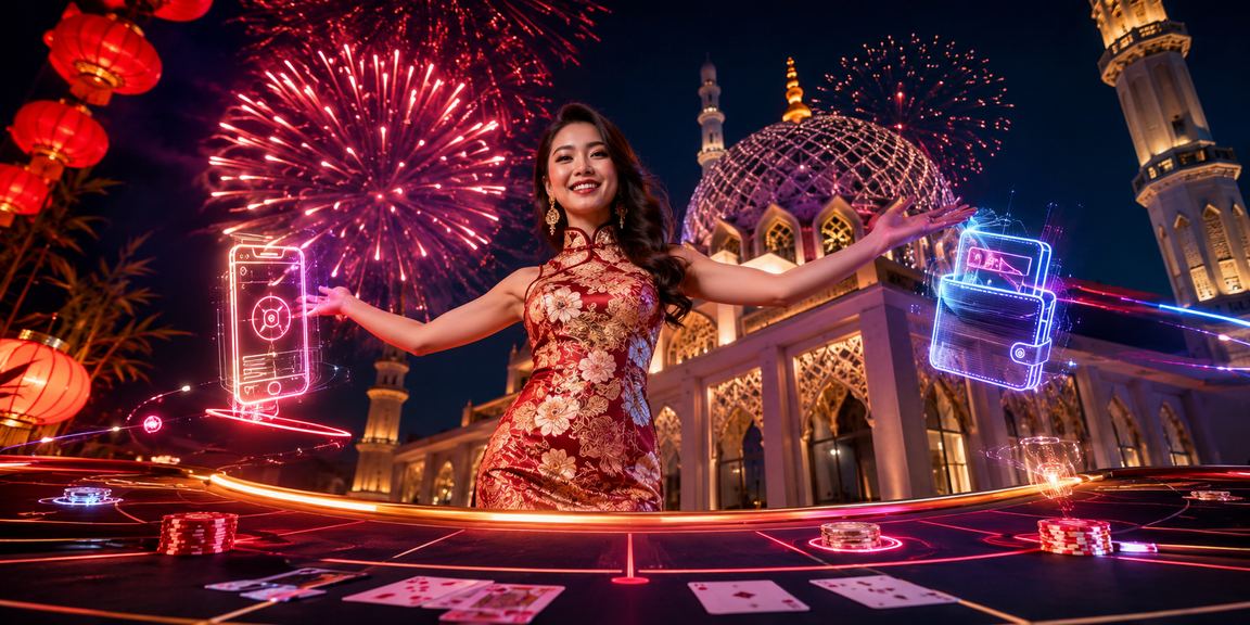 Permainan baccarat bergaya Malaysia di Putrajaya dengan suasana kasino yang mewah